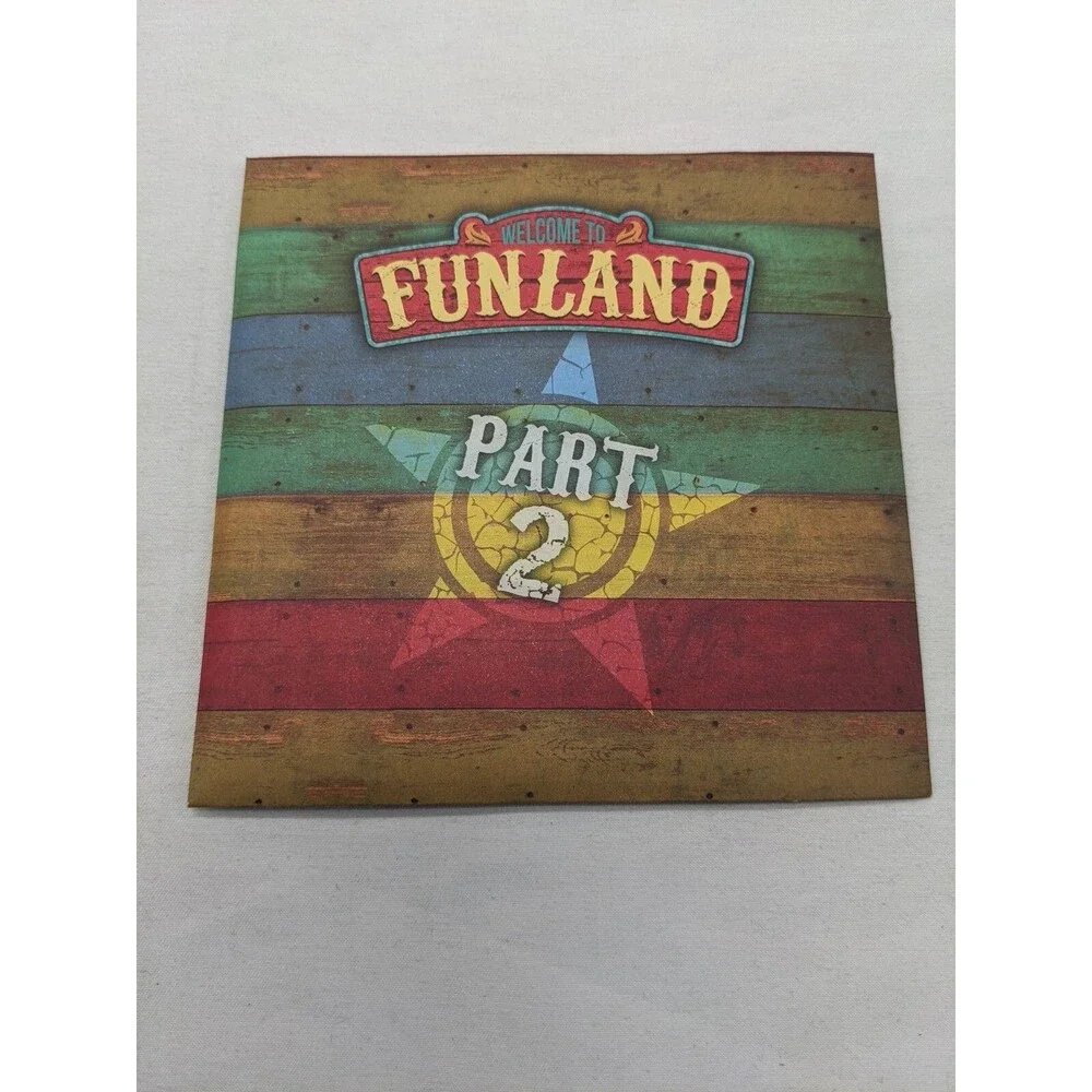 Lot Of (2) Escape The Room Expansion Packs No Box Welcome To Funland And Murder
